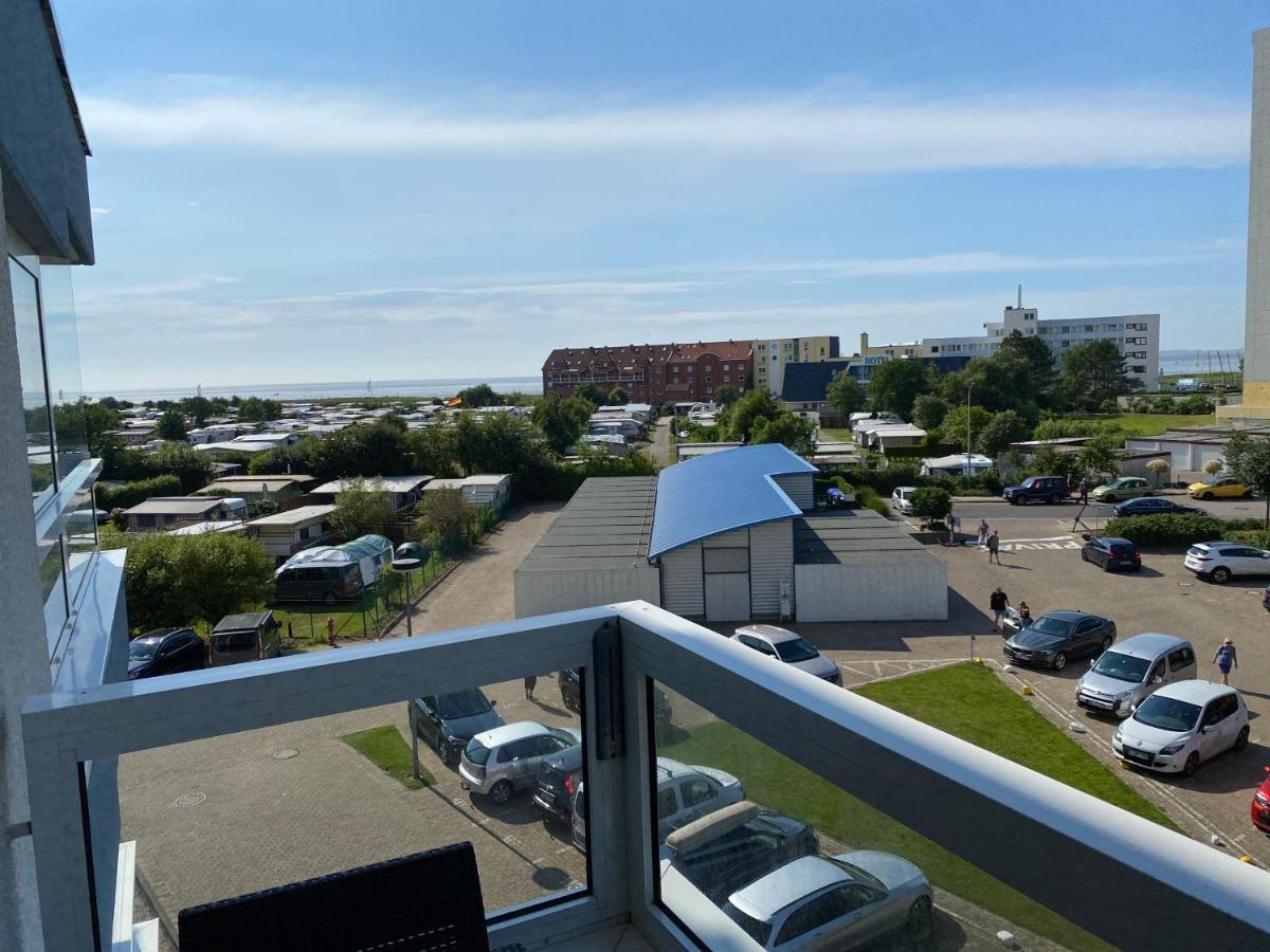 Frische Brise Ferienwohnung Mit Meerblick Cuxhaven Exteriör bild