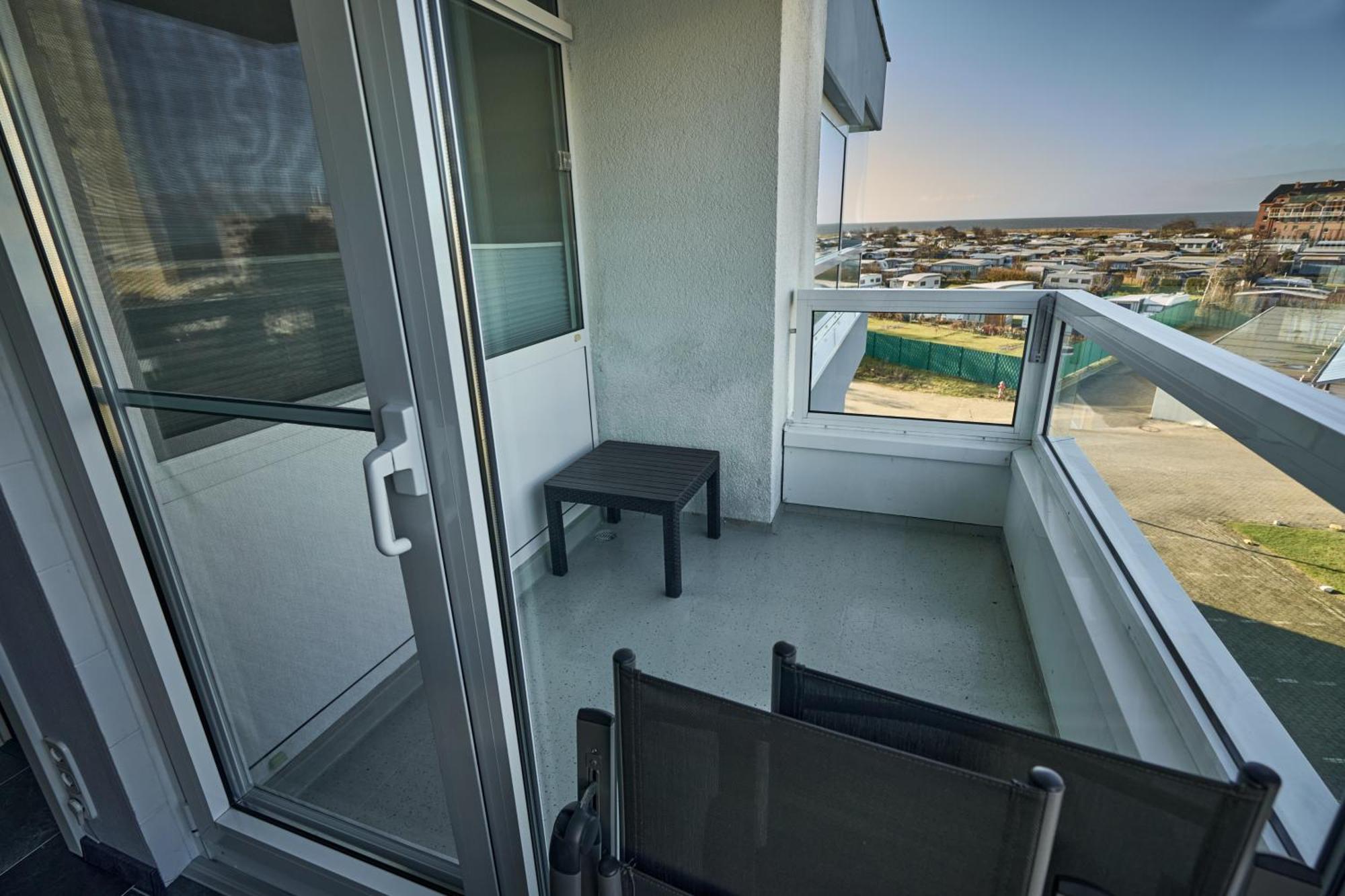 Frische Brise Ferienwohnung Mit Meerblick Cuxhaven Exteriör bild