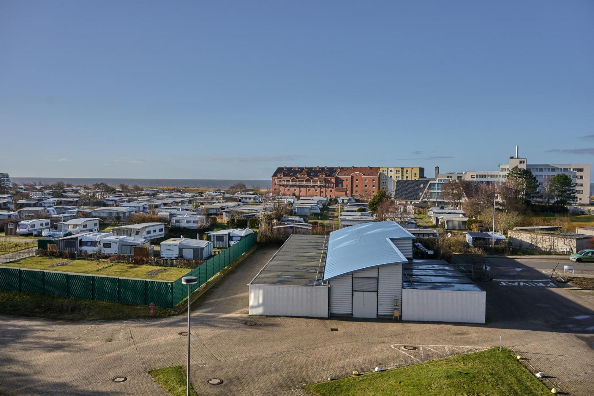 Frische Brise Ferienwohnung Mit Meerblick Cuxhaven Exteriör bild